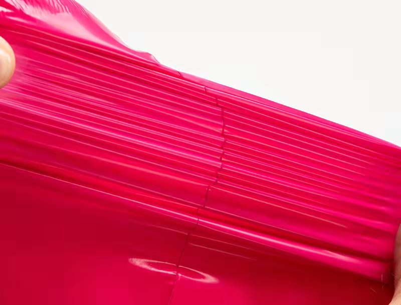 路北玫红色快递袋-05